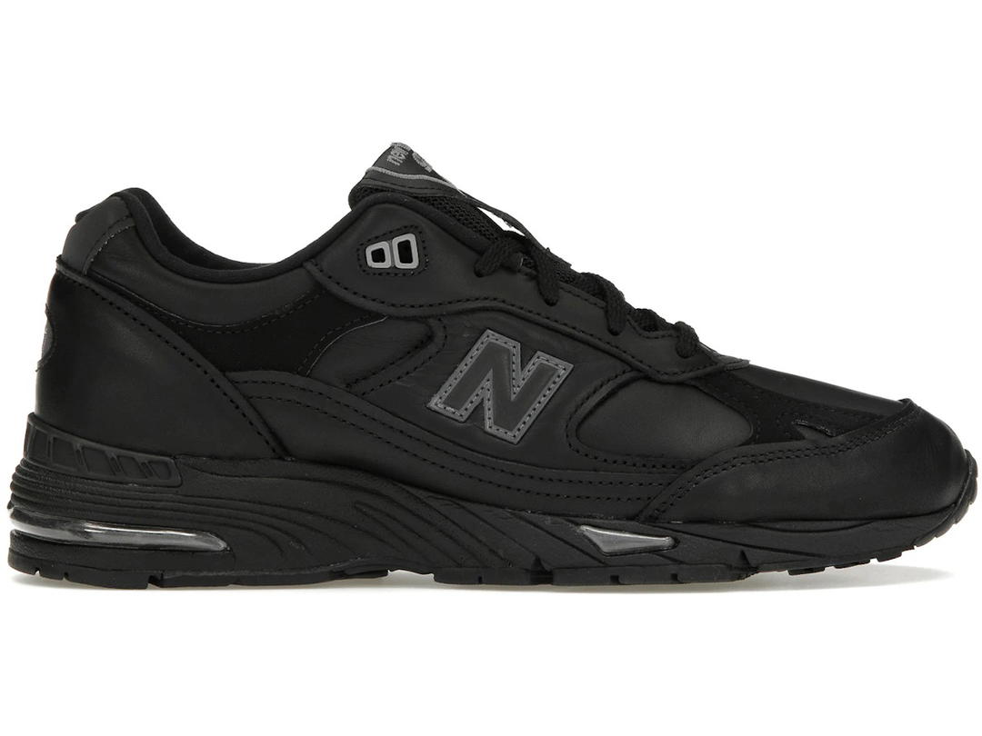 New Balance New Balance 991 Leather Black Grey (Women's)