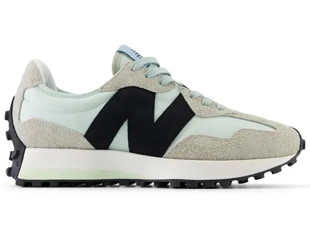 New Balance New Balance 327 White Black Grey Light Blue (Women's)