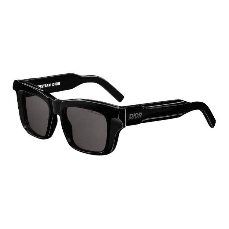 Dior Dior Acetate Square Sunglasses Men's Black