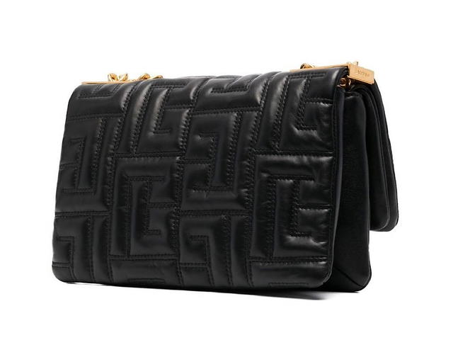 Balmain Balmain 1945 Soft Bag Smallquilted Lambski0pa 100lamb  Ovis Aries Aries - view 4