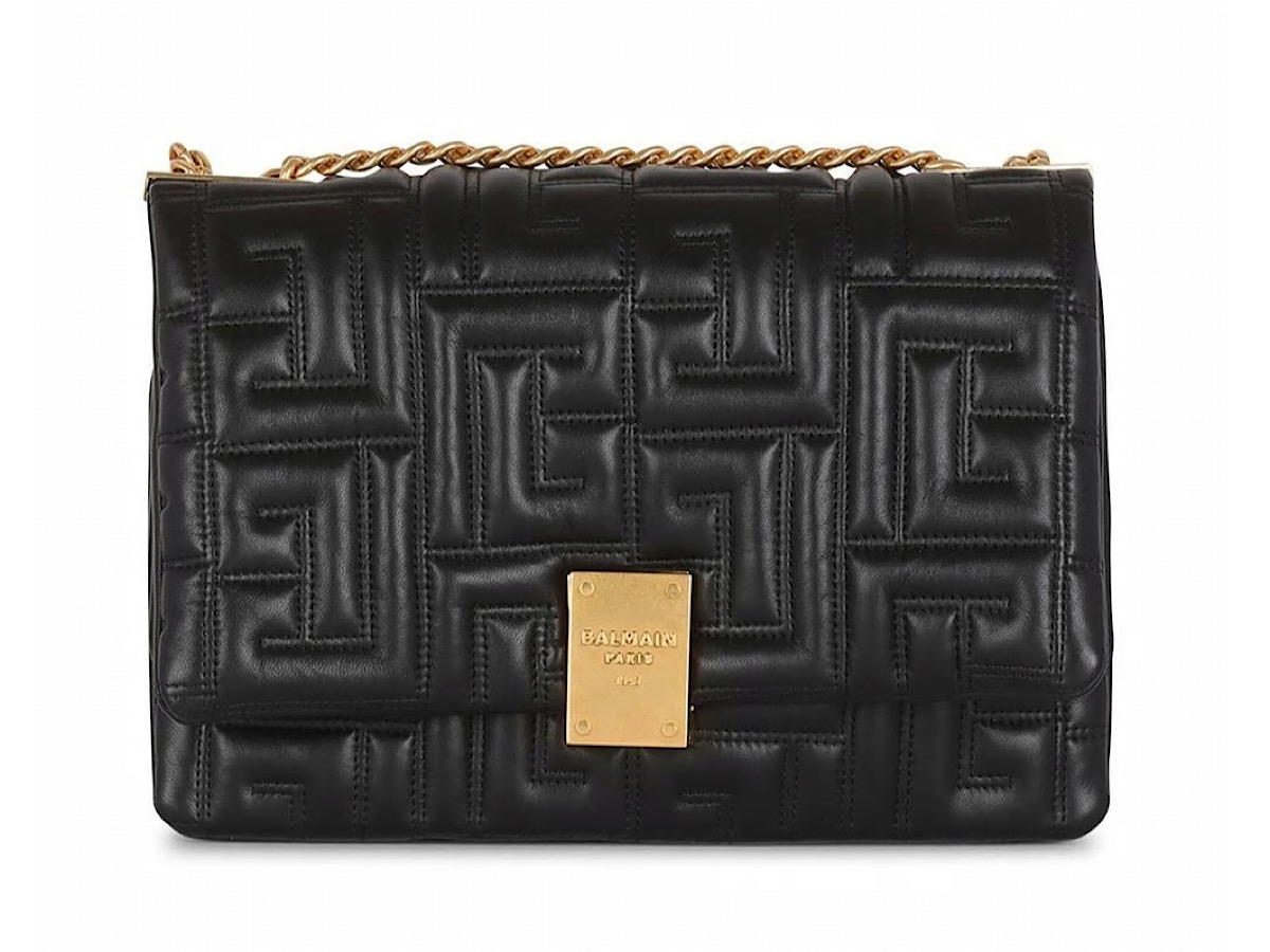 Buy Balmain 1945 Soft Bag Mediumquilted Lambsk0pa 100lamb  Ovis Aries Aries at Sasom – Authentic and Ready to Ship