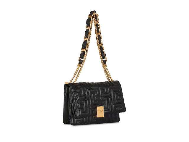 Balmain Balmain 1945 Soft Bag Mediumquilted Lambsk0pa 100lamb  Ovis Aries Aries - view 4