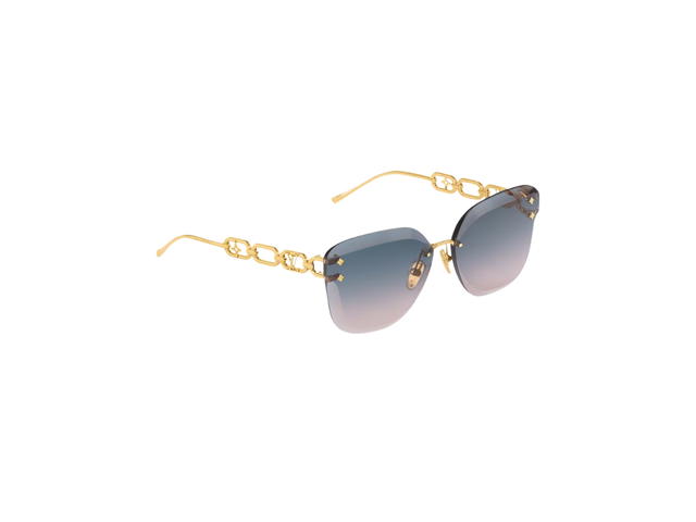Louis Vuitton Louis Vuitton Jewel Cat Eye Sunglasses In Rimless frames With Gradient Blue lenses - view 2