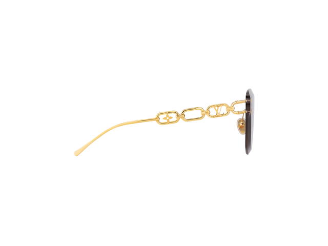 Louis Vuitton Louis Vuitton Jewel Cat Eye Sunglasses In Rimless frames With Gradient Blue lenses - view 3