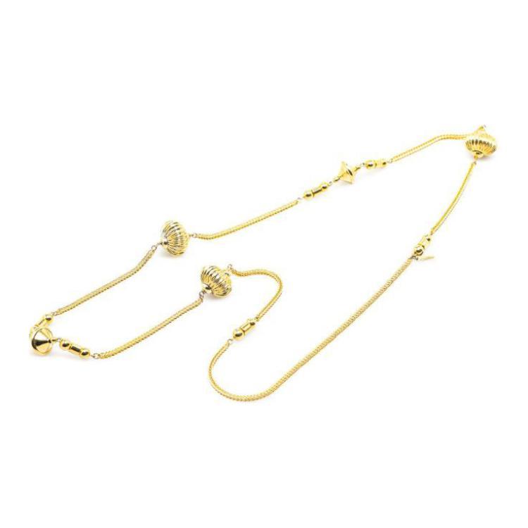 Saint Laurent Saint Laurent 2000-2023 Plated Long Costume Necklace