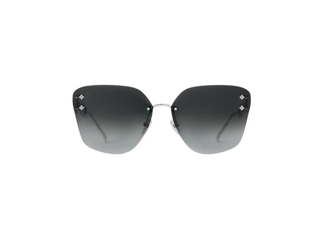 Louis Vuitton Louis Vuitton Jewel Cat Eye Sunglasses In Rimless frames With Gradient Black lenses - view 1