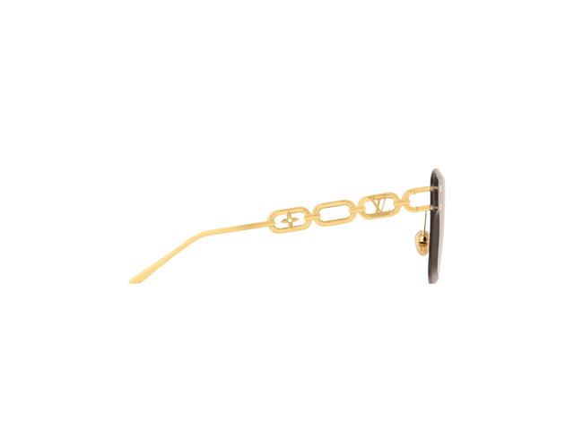 Louis Vuitton Louis Vuitton Jewel Cat Eye Sunglasses In Rimless frames With Gradient Brown lenses - view 3