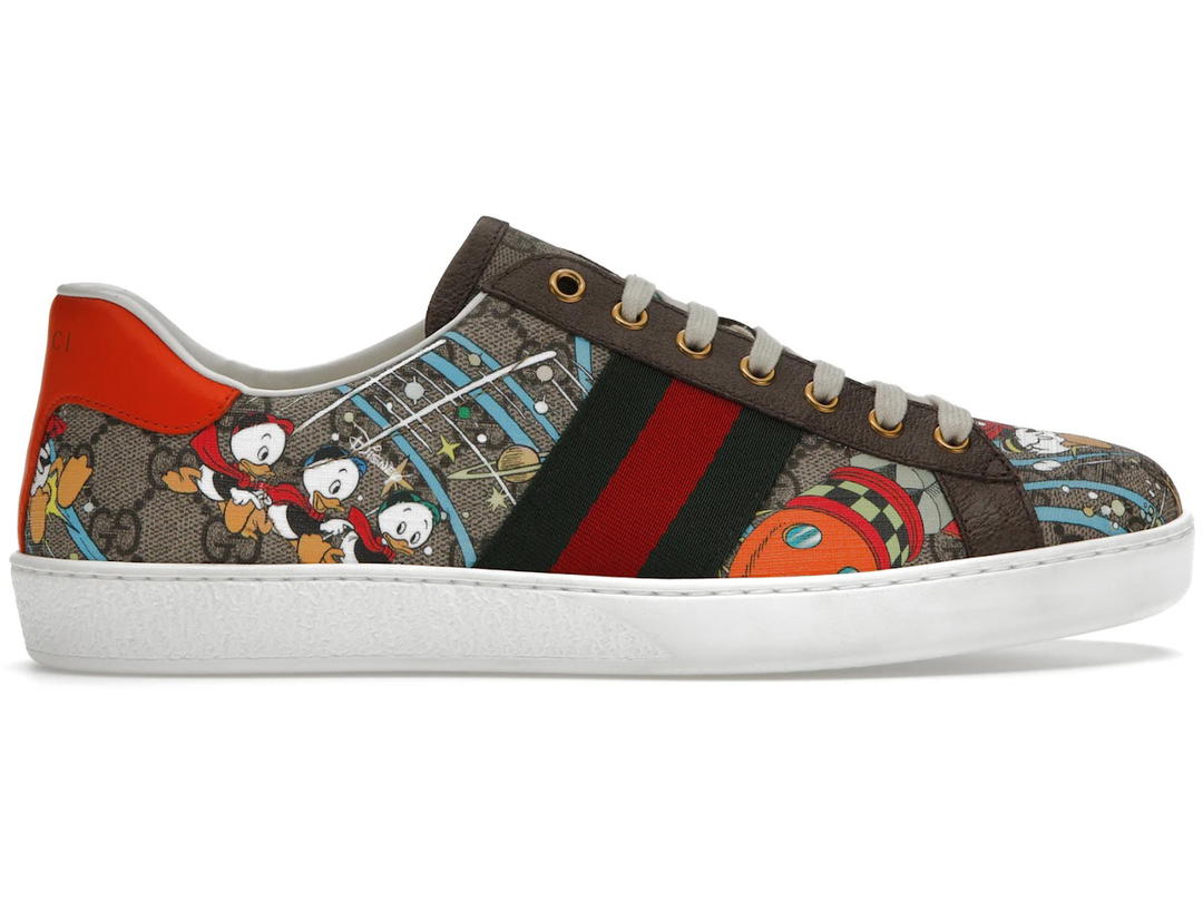 Gucci Gucci Ace x Disney Huey, Dewey, Louie Print