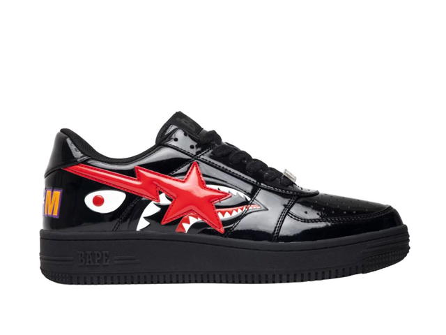 Bape A Bathing Ape Bape Sta Low Shark Black - view 1