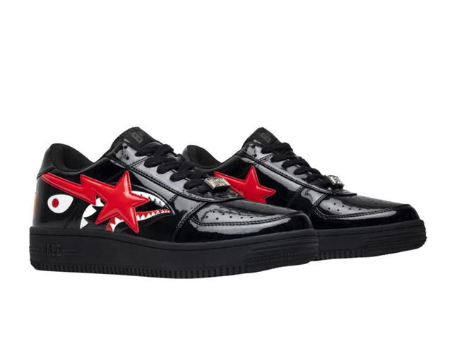 Bape A Bathing Ape Bape Sta Low Shark Black - view 3