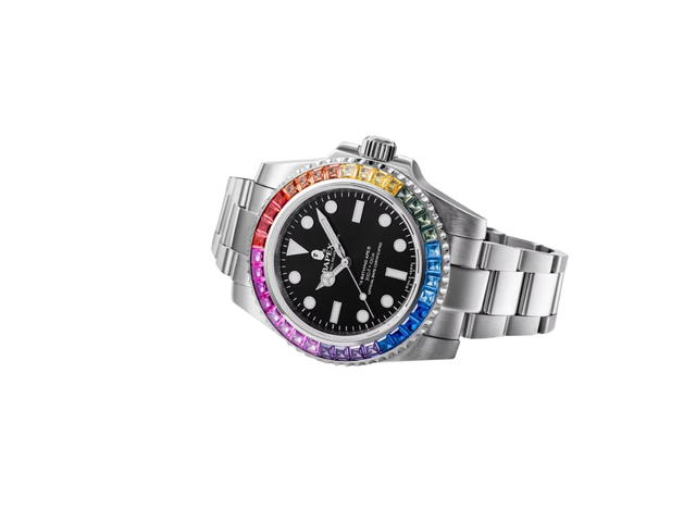Bape A Bathing Ape Type 1 Bapex Crystal Stone Watch Silver - view 2