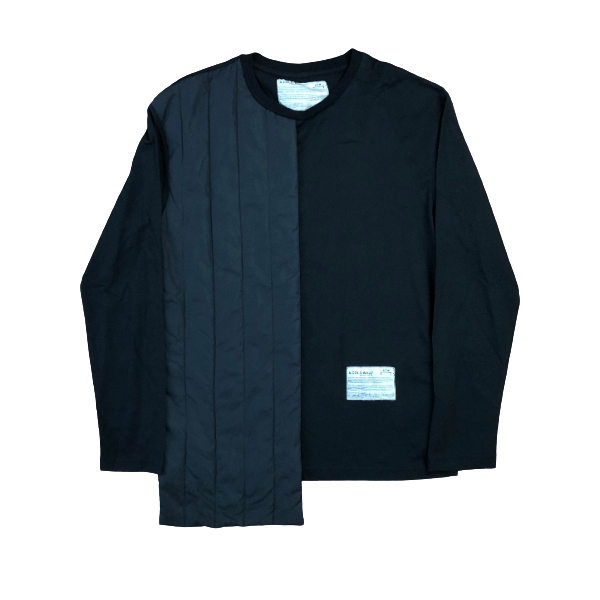 Buy A-COLD-WALL* Black Spilt Quilted Panel Longsleeve T-Shirt at Sasom – Authentic and Ready to Ship