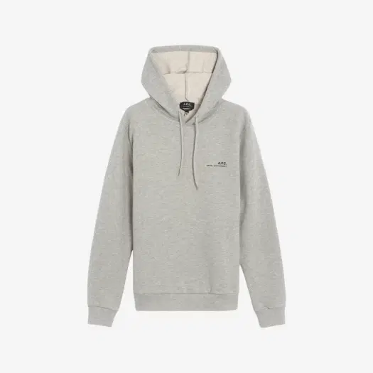 Buy A.P.C. Item Hoodie Grey at Sasom – Authentic and Ready to Ship
