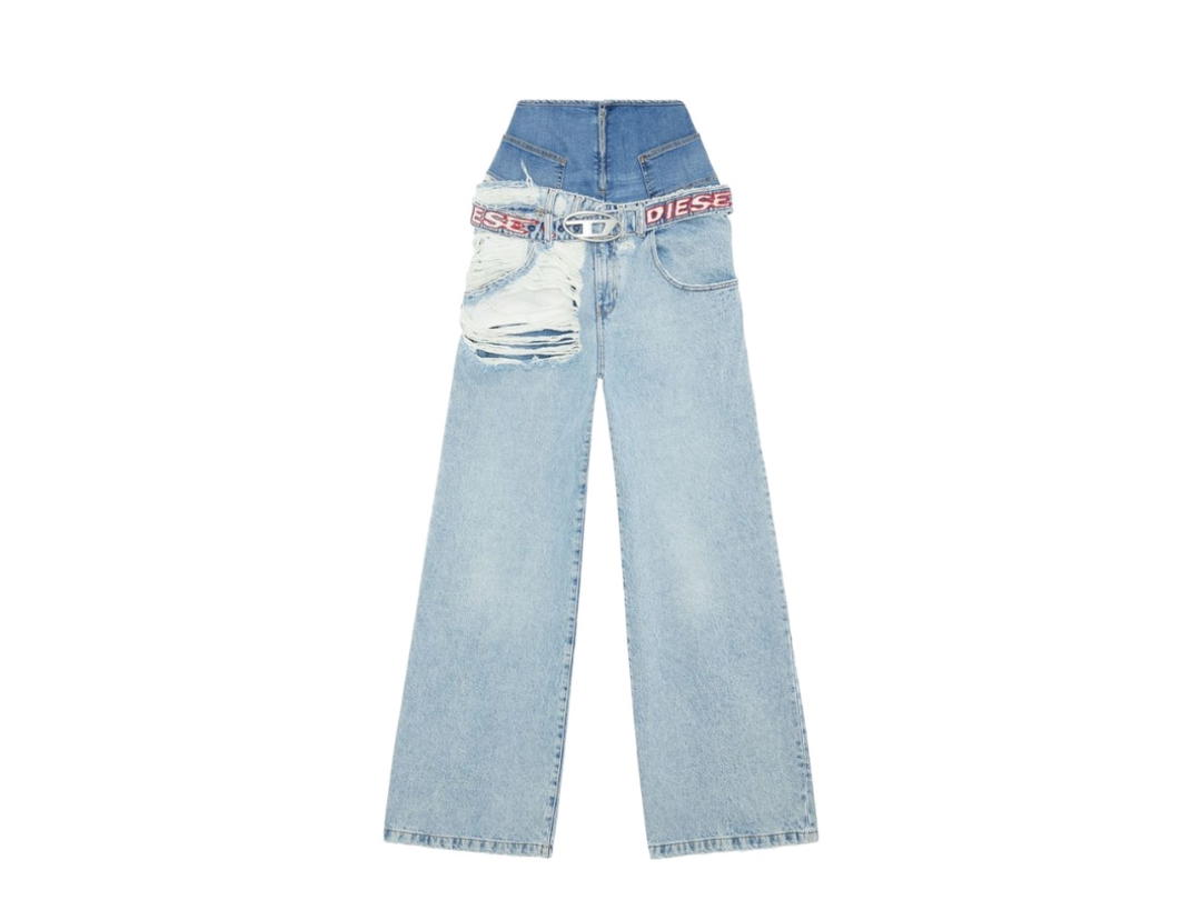 Diesel Diesel Boyfriend Jeans D-illin 0emag Light Blue