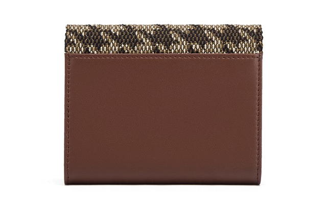 Boyy Boyy Houndstooth Folding Wallet - brown - view 4