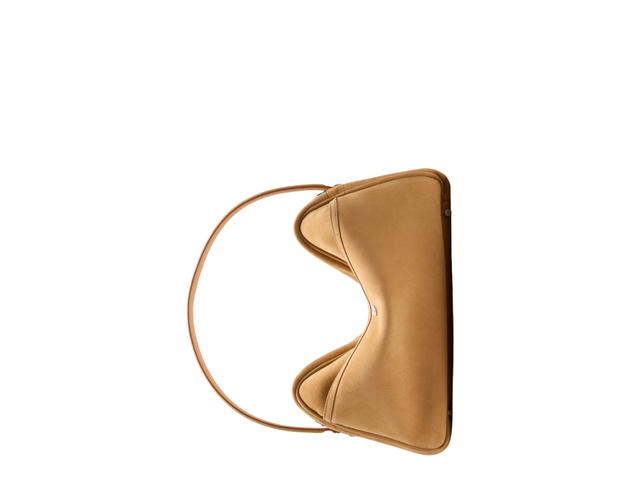 Acne Studios Acne Studios Camero Camera Suede Shoulder Bag Sesame Beige - view 4