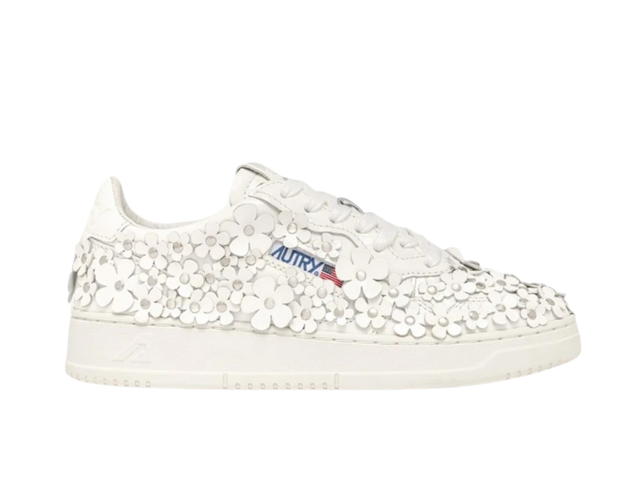 Autry Autry Medalist Low Patent Flower White (Women's) - view 1