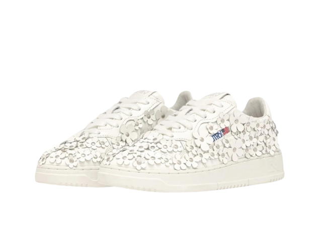 Autry Autry Medalist Low Patent Flower White (Women's) - view 2