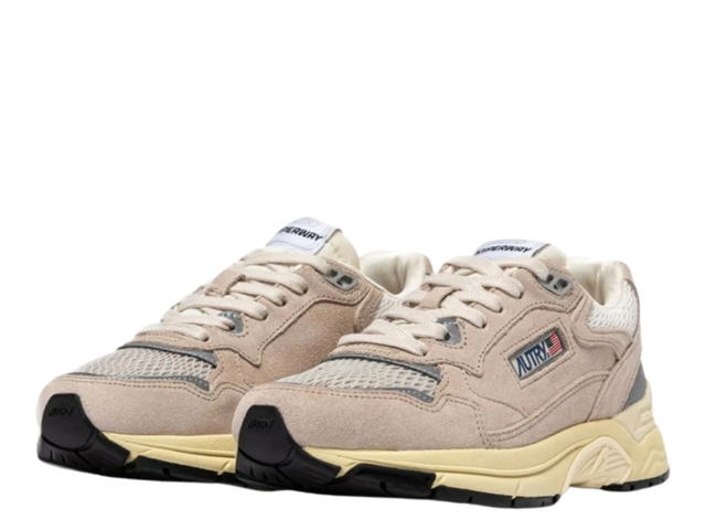 Autry Autry Hyperway Low Suede Mesh Sand Silv - view 2