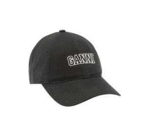 Buy Ganni Software Heavy Cotton Cap Phantom at Sasom – Authentic and Ready to Ship