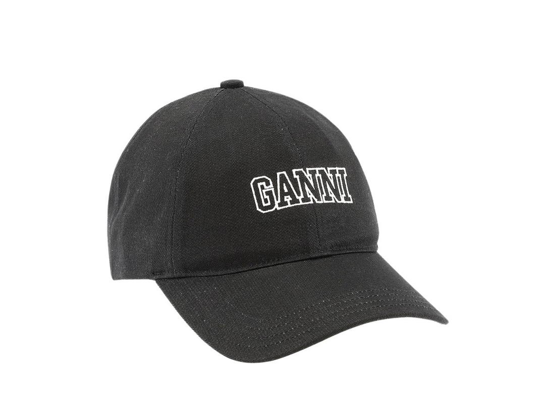 Ganni Ganni Software Heavy Cotton Cap Phantom