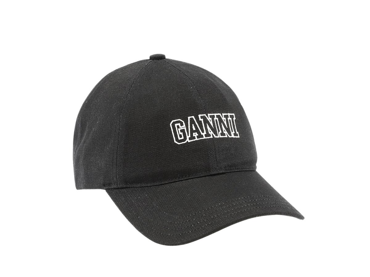 Ganni Ganni Software Heavy Cotton Cap Phantom