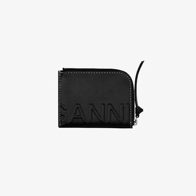Ganni Ganni Banner Card Holder Black - view 2