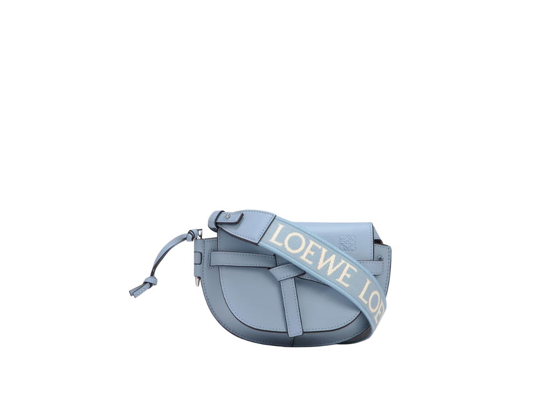 Loewe Loewe Mini Gate Dual Bag Dusty Blue