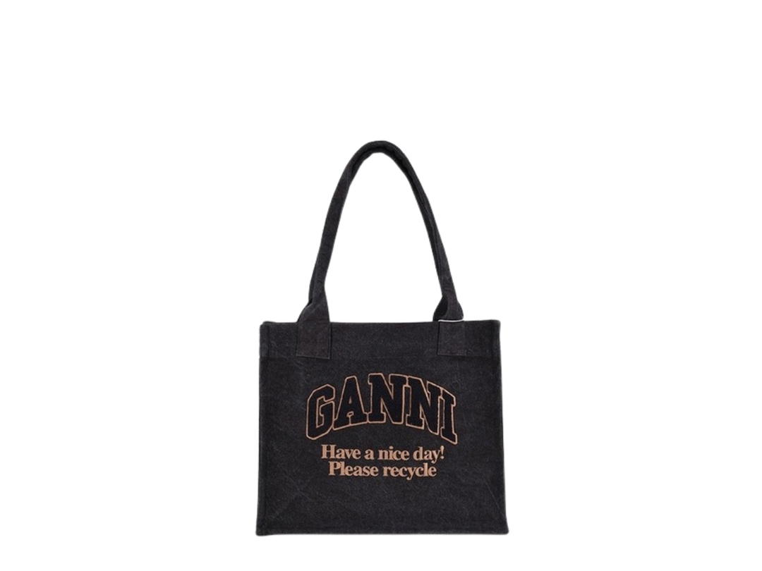 Ganni Ganni Large Denim Black