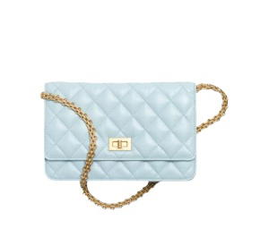 Buy Chanel Classic Quilted WOC Crossbody Bag Light Blue at Sasom – Authentic and Ready to Ship