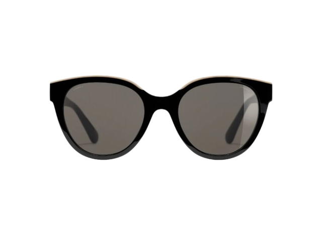 Chanel Chanel Butterfly Sunglasses In Acetate Black Beige - view 2