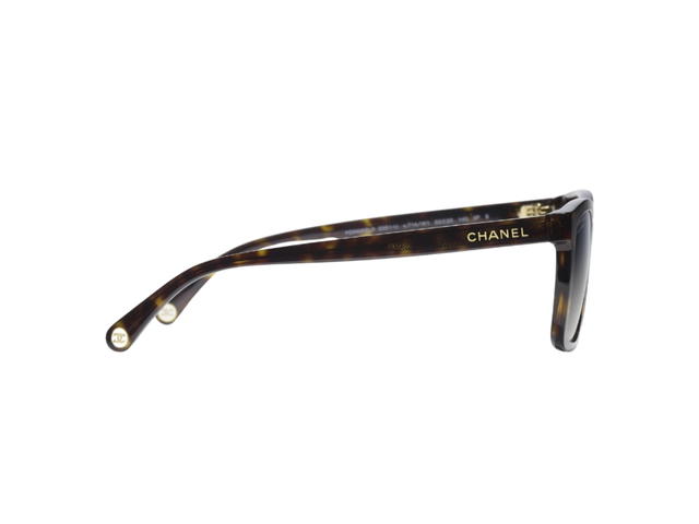 Chanel Chanel Rectangle Sunglasses Dark Havana - view 3