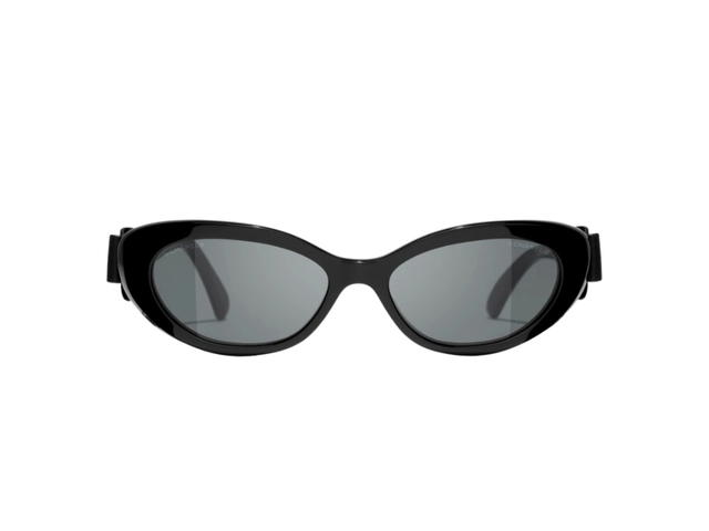 Chanel Chanel Cat Eye Sunglasses Gray Lenses - view 2