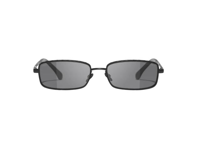 Chanel Chanel Rectangle Sunglasses Black - view 2