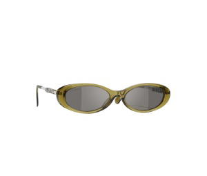 Buy Chanel Oval Sunglasses Olive Brown at Sasom – Authentic and Ready to Ship