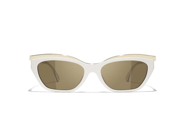 Chanel Chanel Cat-Eye Sunglasses White - view 2
