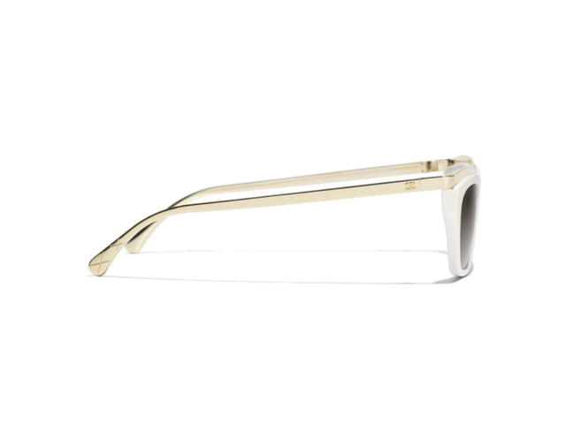 Chanel Chanel Cat-Eye Sunglasses White - view 3