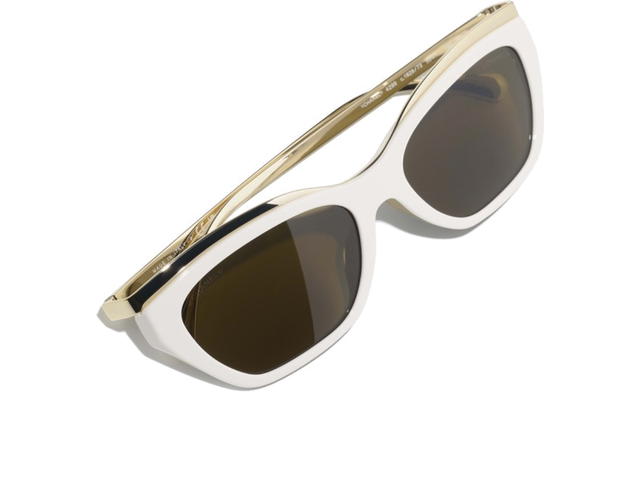 Chanel Chanel Cat-Eye Sunglasses White - view 4
