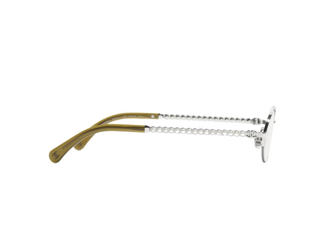 Chanel Chanel Oval Eyeglasses Silver - view 3