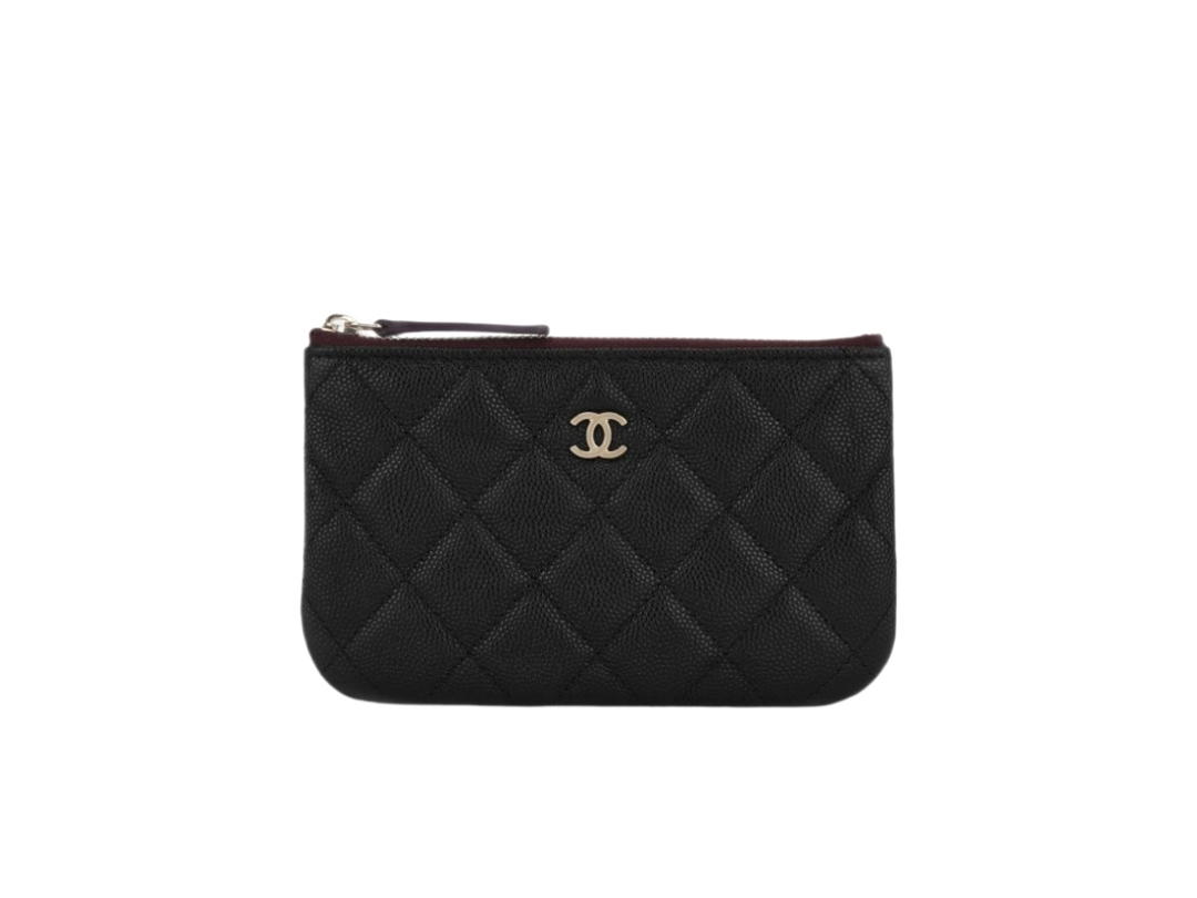 Chanel Chanel Classic Mini Pouch Gold Black