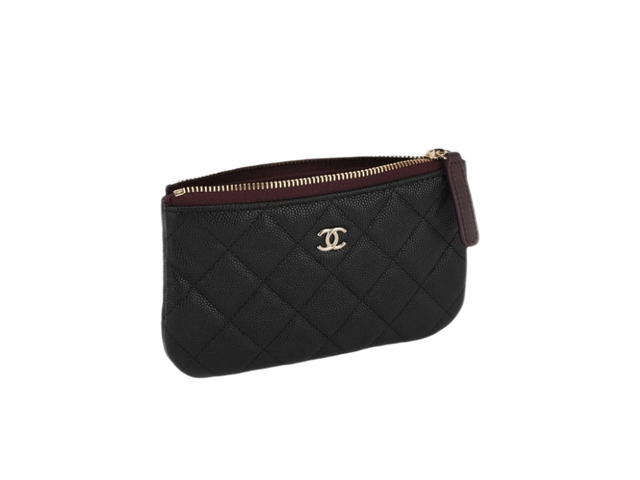 Chanel Chanel Classic Mini Pouch Gold Black - view 3