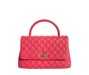 Buy Chanel Large Flap Bag with Top Handle Red at Sasom – Authentic and Ready to Ship