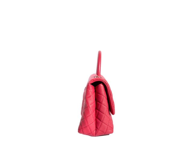 Chanel Chanel Large Flap Bag with Top Handle Red - view 3