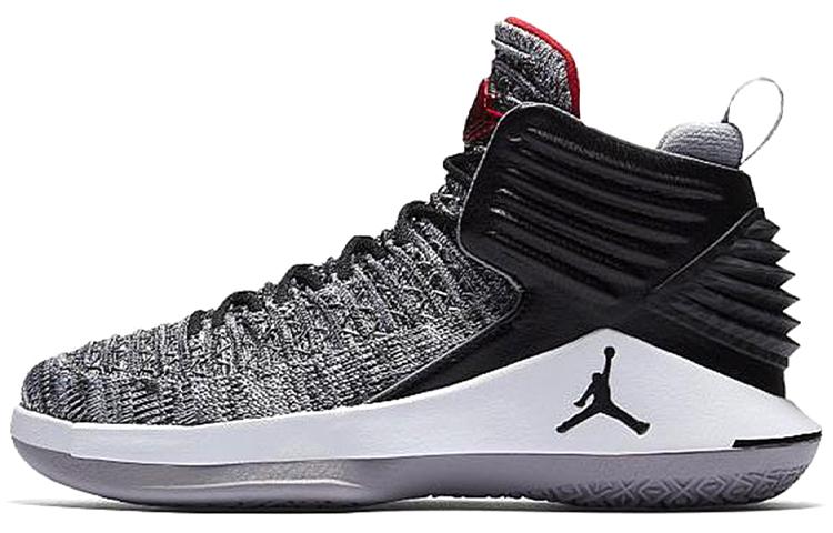 Jordan Jordan Air Jordan 32 Mid MVP BG Cushioned Slip Resistant Mid Top Performance Basketball Shoes Women's Black