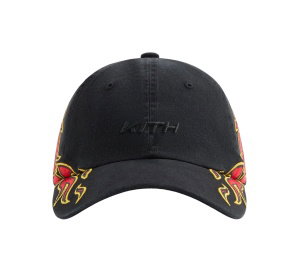 Kith  Football Flames Cap キス フレイム Buy Kith Adidas Football Flames Cap Black Orange | SASOM