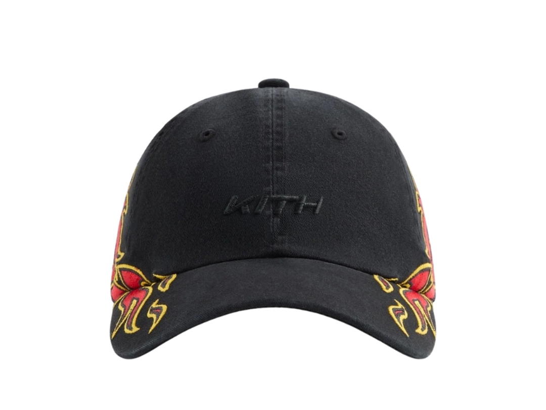 Kith Kith Adidas Football Flames Cap Black Orange