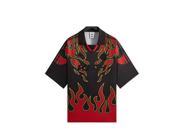 Kith Kith Adidas Football Flame Soccer Jersey Black - view 1