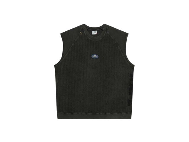AAPE AAPE Moonface logo washed sleeveless sweatshirt - view 1