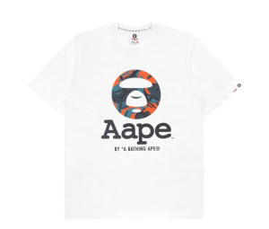 Buy AAPE Short Sleeve Tee White at Sasom – Authentic and Ready to Ship
