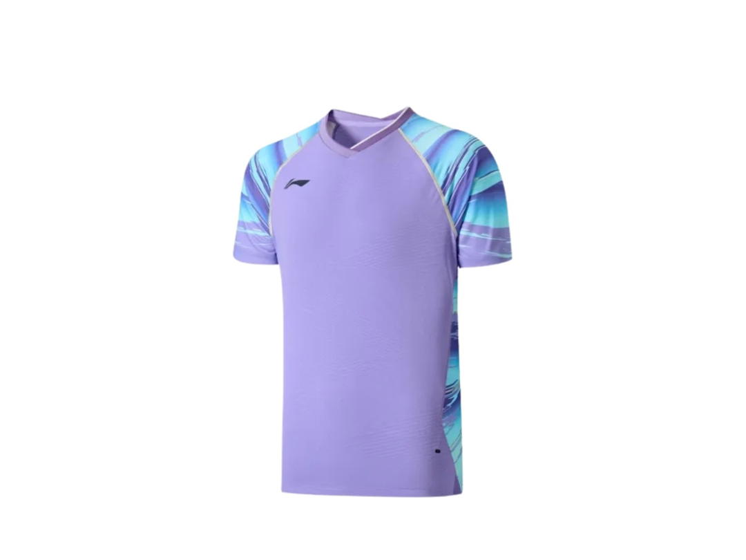 Li-Ning Li-Ning International Star Badminton Jersey Fluorescent Star Purple